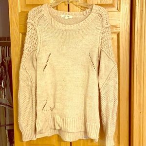 Distressed Taupe Sweater